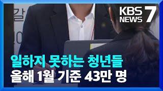 “일하고는 싶은데 1년 넘게 ‘쉬었음’”…청년들의 속사정 / KBS  2025.03.11.