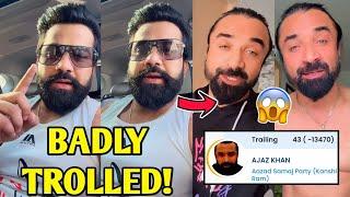 Rajveer Fitness BADLY TROLLED Ajaz Khan | Rajveer Fitness REACTS On Ajaz Khan Voting Result