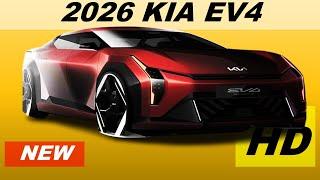 2026 기아 EV4 - 경쟁력 있는 소형 EV 세단.
