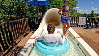 Twin Twisters Tube Slides at Venture River Water Park KY