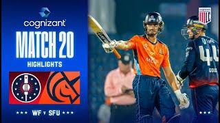 Cognizant Major League Cricket Game 20 Highlights | Washington Freedom Vs. San Fransisco Unicorns