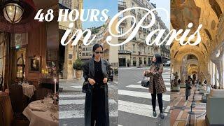 48 hours in Paris Vlog | things to do, new must try restaurant & a chatty life/wedding update!