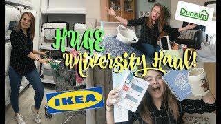 ABSOLUTELY MASSIVE FIRST YEAR UNIVERSITY HOMEWARE HAUL! | IKEA, Dunelm Mill, Argos, The Range + More