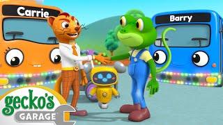 Bumper Boo Boo Battle! | Gecko's Magical World | Animal & Vehicle Cartoons | Cartoons for Kids