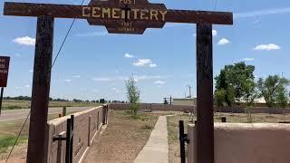 On the Trail of Billy the Kid part #10 Old Post Cemetery