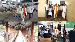 TTD EO Inspects Vakulamatha Kitchen And Queue Lines At Shila Thoranam