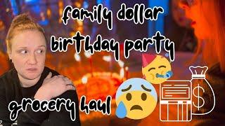 EASY BIRTHDAY PARTY SET UP! GROCERY HAUL & BIRTHDAY VLOG  WILL I PULL IT OFF? #birthday #haul