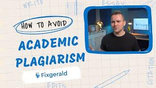 How To Avoid Plagiarism In Academic Writing