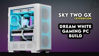 Affordable & Stylish: Montech Hyperflow is Here + Sky Two GX | All White RTX 4080 Gaming PC Build