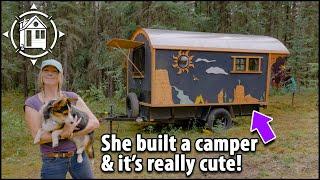 She built a Tiny House for just $5k!? Off-grid Alaska home