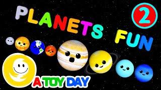 Planets Fun 2  | Season 2 | Planet kids | Mercury Venus Earth Mars Jupiter Saturn Uranus Neptune