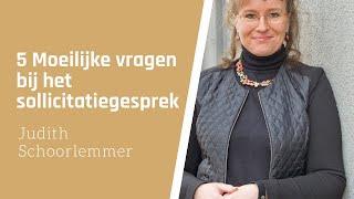 5 Moeilijke vragen bij het sollicitatiegesprek #sollicitatiegesprek #solliciteren