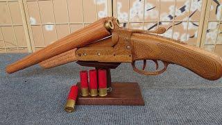 Art wooden furniture - Gun toy made from wood -Winchester Model 21