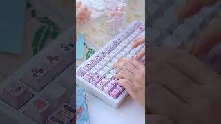 kailh box clicky switch POM Crackle Ice Switches cream switches/sound tset