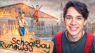 СБЕЖАЛ ЧЕРЕЗ КРЫШУ НА ВСЕХ СЛОЖНОСТЯХ В SCHOOLBOY RUNAWAY!