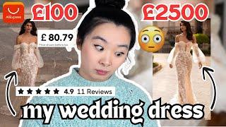 £100 AliExpress Dupe vs My £2500 Wedding Dress (I got both)