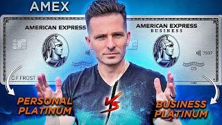 American Express Platinum Personal vs Business Platinum Credit Card Review and Comparison