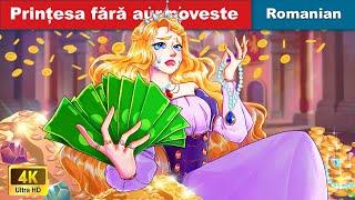 Prințesa fără aur poveste  Bedtime Story  Woa Fairy Tales Romanian @woafairytales-romanian