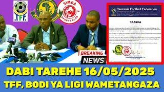 BREAKING NEWS! TFF NA BODI YA LIGI WAMETANGAZA RASMI TAREHE YA KURUDIA MCHEZO WA YANGA NA SIMBA