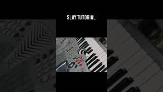 SLAY Tutorial on piano! #music #remix #slay #piano #song @KURAI_SHINWA