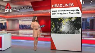 East Asia Tonight: Japan on high alert for Typhoon Shanshan, US and China seek to restabilise ties