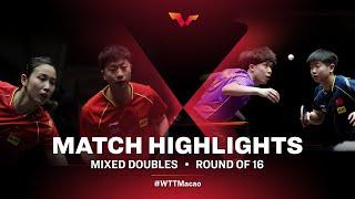 Ma Long/Qian Tianyi vs Sun Yingsha/Wang Chuqin | XD | WTT Macao 2021 (R16)