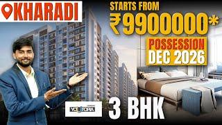 Premium 3 BHK in Kharadi | Unique Youtopia Review | Nearing Possession Flats in Kharadi