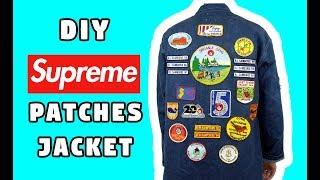 DIY 'Supreme Patches' Jacket