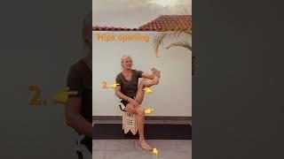 #yoga #shortvideo #yogaforbeginners Hip opener while sitting #yogi 81. Yoga Pose Beginners #buddha