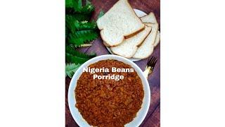 How to make Nigeria beans porridge with a pressure cooker