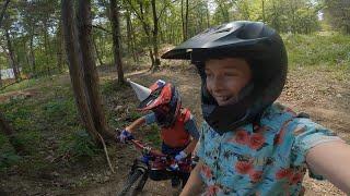 First trip to Howler Bike Park CRASH WARNING