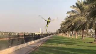 Tareq Alsaadi Rc Heli between palm trees , Tareq Alsaadi Goblin Havok