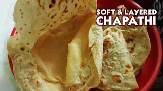 Soft & Multi Layered Chapathi || Kondas Kitchen by Kumari