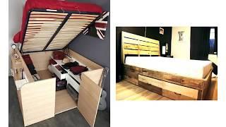 Marvelous Platform Bed with Storage Underneath Diy