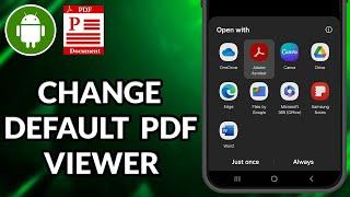 How To Change Default PDF Viewer In Android