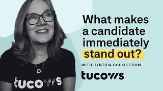 How to IMMEDIATELY Stand Out as a Job Seeker With Cynthia Coulis From Tucows