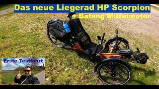 Liegerad / Neues Fahrzeug für Trike-Packing-Touren / Tricycle Hp Scorpion + Bafang