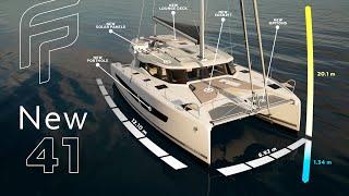 The New 41 from every angle - detailed video presentation | Fountaine Pajot