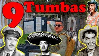 Visitando 9 TUMBAS de FAMOSOS , la tumba de Pedro infante, la tumba de Jorge negrete