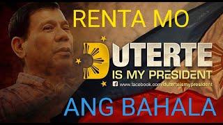 PRES. DUTERTE  WILLING TO PAY RENT OF TENANTS