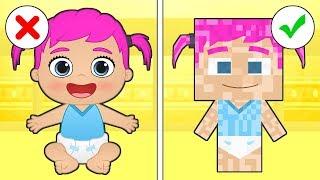 BABY ALEX AND LILY  Learning how to play construction video game | Cartoons for Children