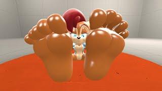 (SFM) Sally Acorn blowing Feet inflation