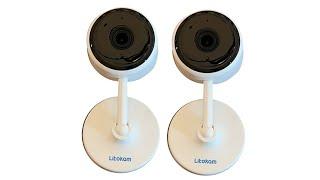 Litokam Indoor Camera, Cameras for Home Security with Night Vision