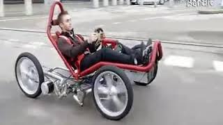 Electric 4 Wheeled All-Terrain Tilting Vehicle