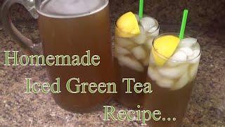 Iced Sweet Green Tea Recipe.. (HOW TO MAKE ICED SWEET GREEN TEA)