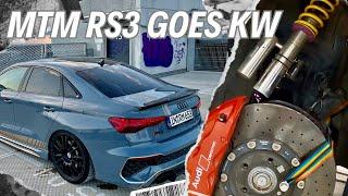 Die geheimen Hallen von ⁠@KWgewindefahrwerke (Part1)  Fahrwerksupdate am 653 PS MTM Audi RS3 8Y 