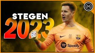 Marc-André ter Stegen 2022/23 ● The Giant ● Incredible Saves & MasterClass in passes | HD