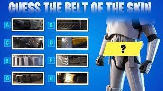 GUESS THE BELT OF THE SKIN IN FORTNITE | QUIZ FORTNITE #2