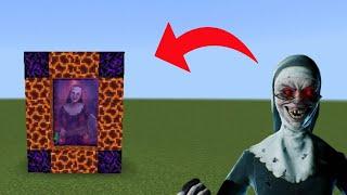 HOW TO MAKE A NEW PORTAL EVIL NUN - MINECRAFT