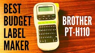 Brother P-Touch PT-H110 Label Maker: UNBOXING, REVIEW, AND HOW TO SET IT UP